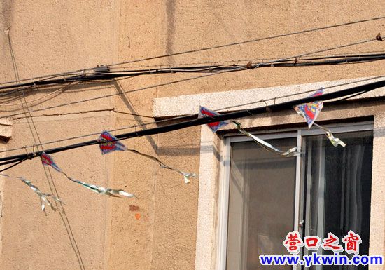 風箏纏電線，誰管