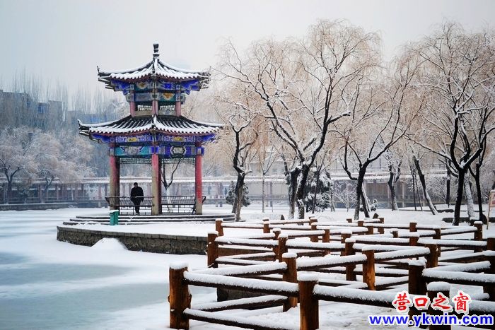 雪中楞嚴(yán)寺展現(xiàn)不一樣的美
