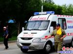 120急救車為徒步大會保駕護(hù)航
