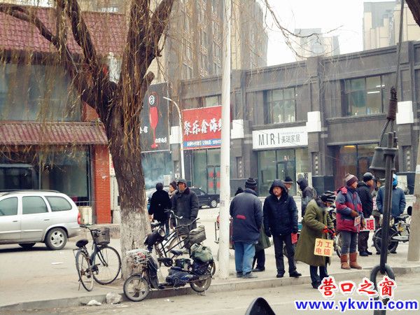 營(yíng)口街邊又現(xiàn)“等活大軍”