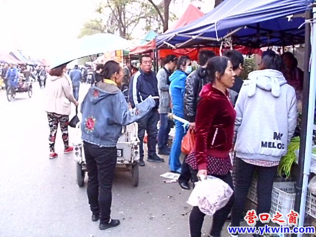 市场有女晴天打伞专训商贩