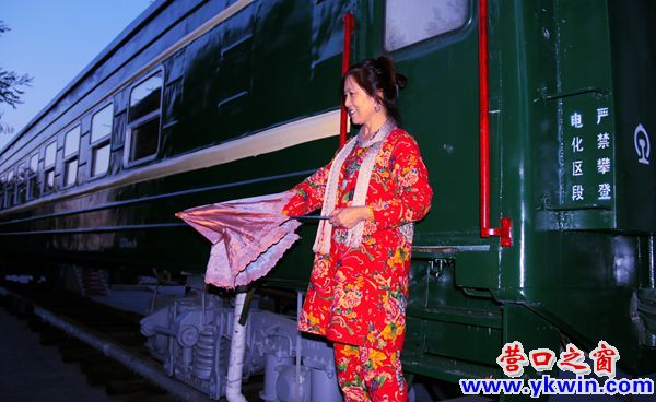 营口老街的绿皮火车