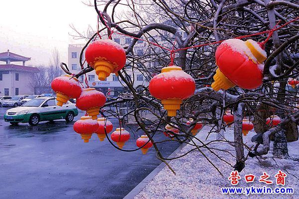 營口：入冬以來最大一場降雪