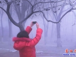 美爆！營(yíng)口霧凇來(lái)了