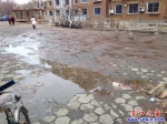 五大門(mén)小區(qū)一污水遍地臭氣熏天求助有人管