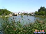 迎国庆，营口市镜湖公园新建四桥一亭