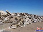 營口海邊冰塊自己跑上岸  你見過嗎？