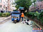 營口市：這個小區(qū)爆滿的垃圾桶清空了
