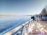 营口：今年冬未进九 大辽河就封冻