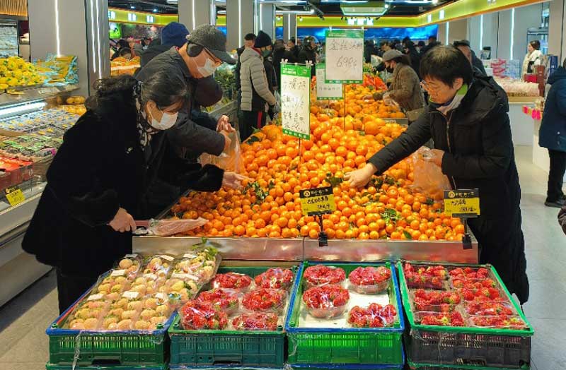 营口商超：年货飘香年味浓