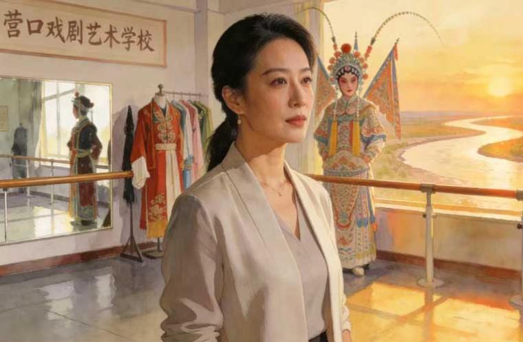 秦海璐重返营口戏校　见证辽河文脉四十五年传承