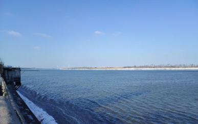 寒冬数九，营口大辽河啥样了，封冻？