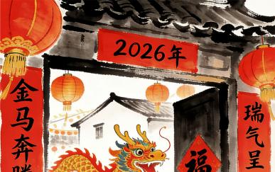 营口AI绘画：年味 · 过年了 /陈征 | 营口之窗春节专题