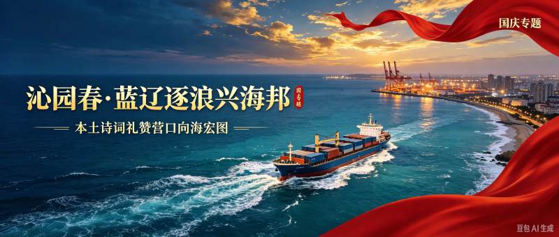 营口【国庆专题】沁园春 · 蓝辽逐浪兴海邦｜李崇德