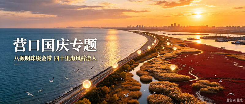 营口喜迎华诞游西海岸廊道，赏港城四十里秋光！
