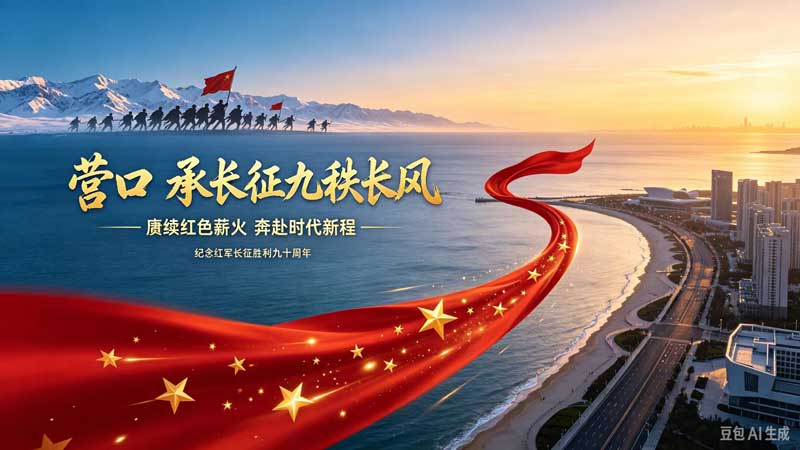 营口：赓续长征九秩薪火  踏长风奔赴滨城新征程